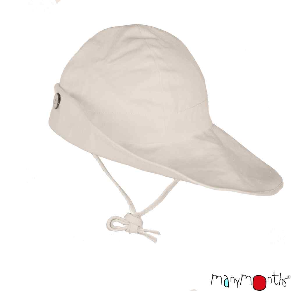 ManyMonths chapeau enfant soleil ete ajustable summer hat light naturel ecru