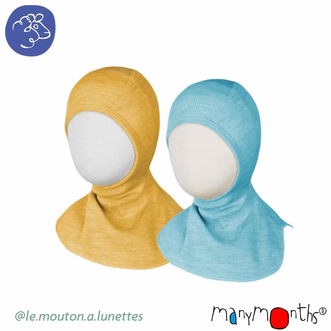 Cagoule en laine mérinos Manymonths 4 saisons