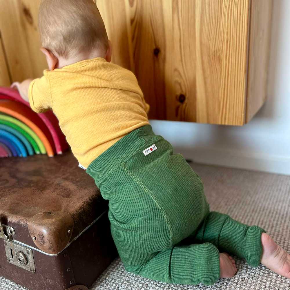 Longies ManyMonths réversibles - pantalon bébé évolutif en laine mérinos – Coloris 2025/26
