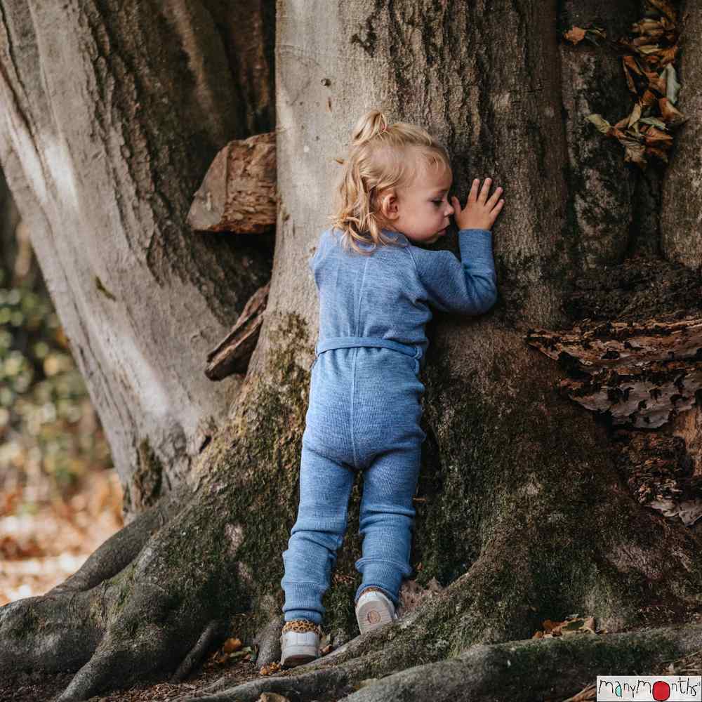 Manymonths combinaison bébé laine mérinos one piece suit