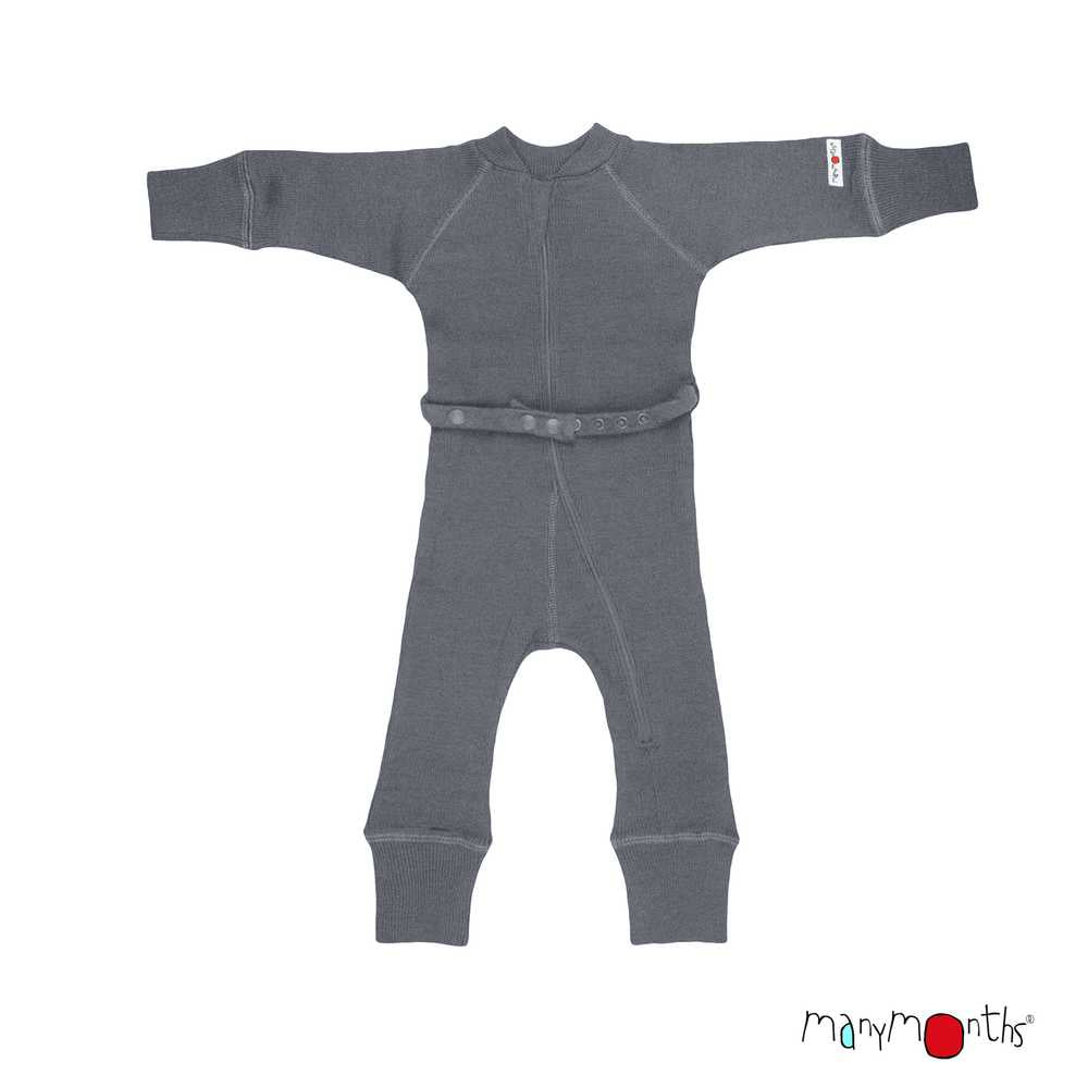 LILLELAM Combinaison Bébé En Laine Mérinos, Rose Clair - Mini Scandinave