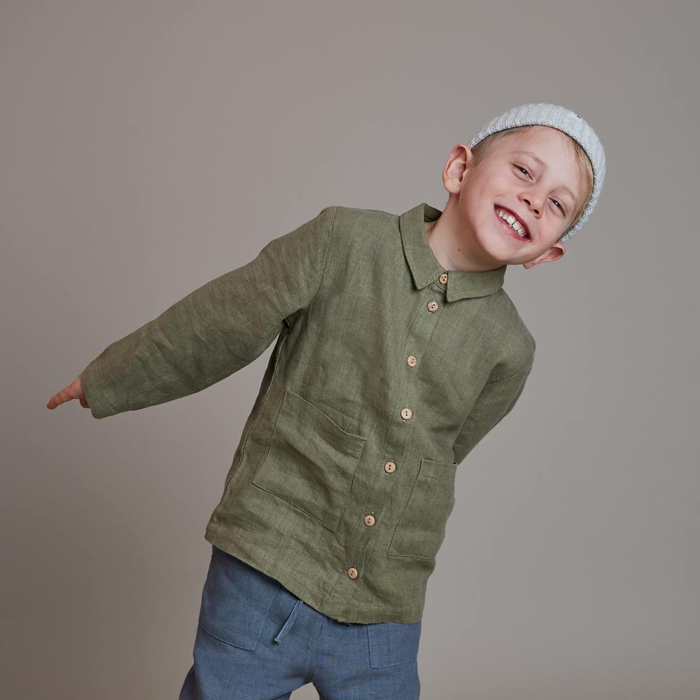 Chemise en lin enfant et bébé - Matona
