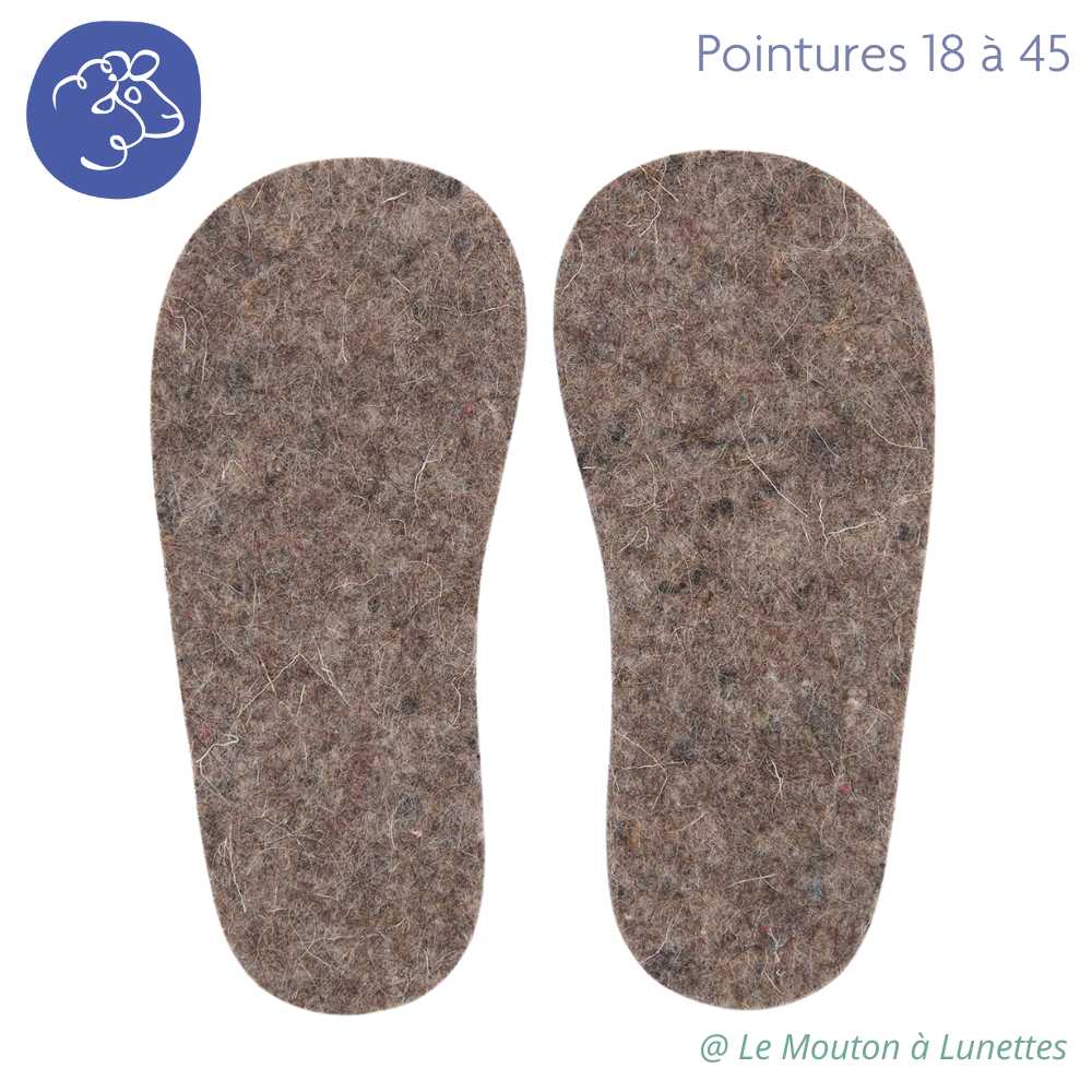 semelles laine barefoot semelles chaudes isolantes pour chaussures minimalistes