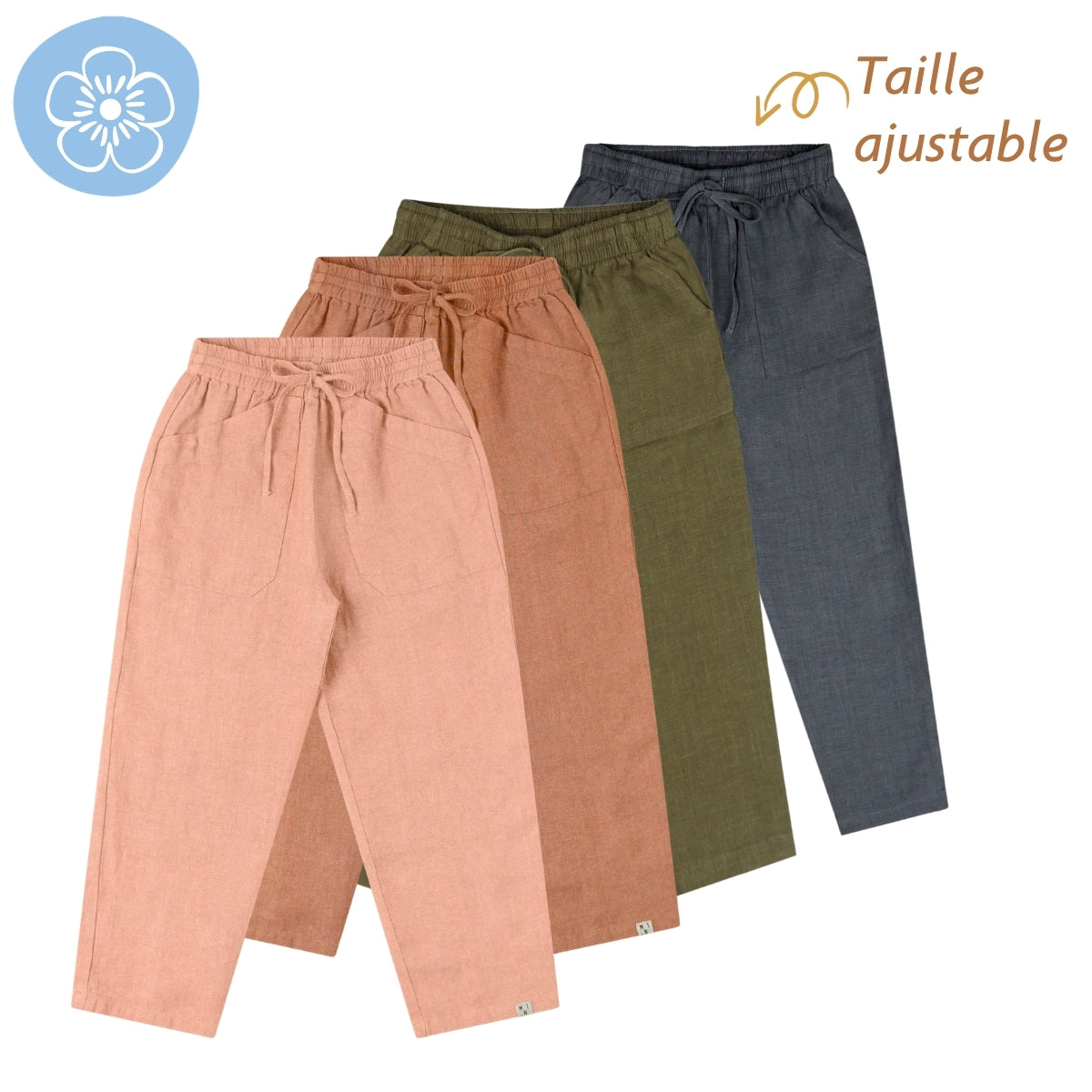 Pantalon en lin enfant – Matona