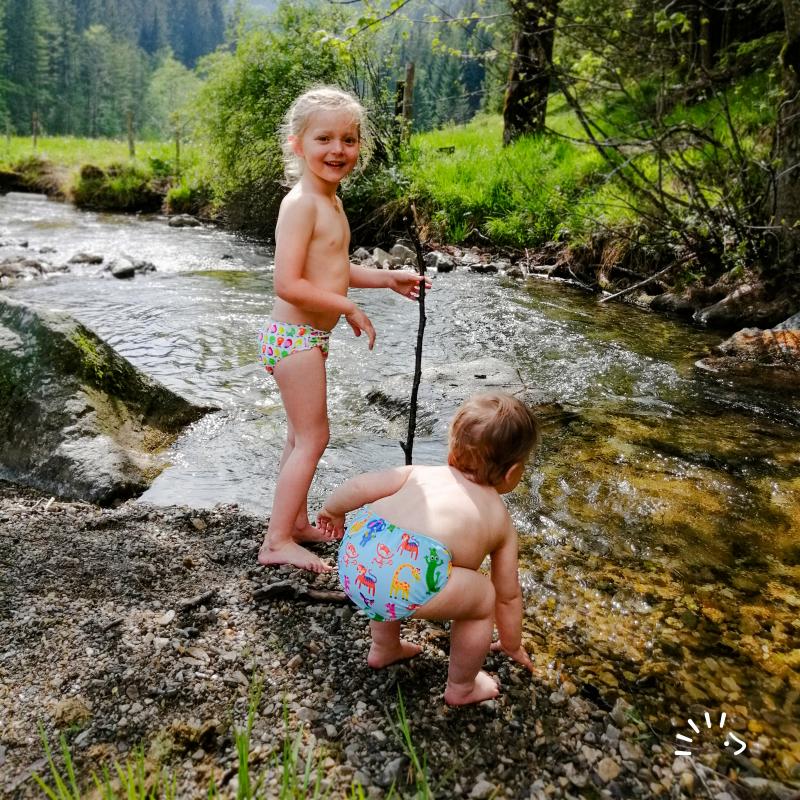 Maillot de bain couche de bain bébé lavable popolini