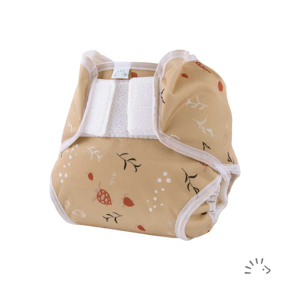 Culotte PUL étanche Bébé Culotte Protection Petit Lulu - Couche Lavable Étanche - Taille Unique 5-16kg - Floral Cubes Culotte Petit Lulu