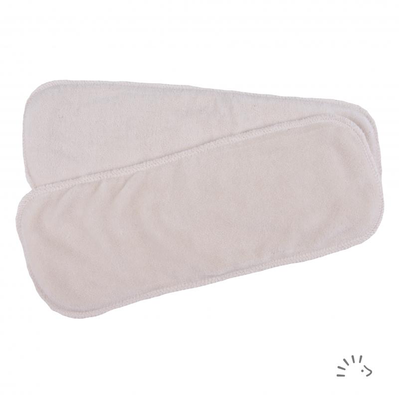 inserts absorbants en éponge de coton bio popolini