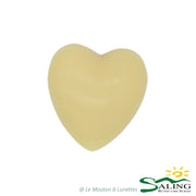 Savon "cœur" au lait de brebis bio 65g - Saling