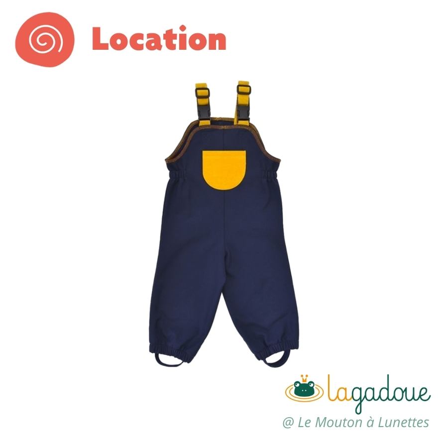 Salopette de pluie enfant Lagadoue - LOCATION