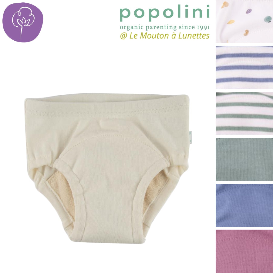 Slip d’Apprentissage en Coton Bio - POPOLINI
