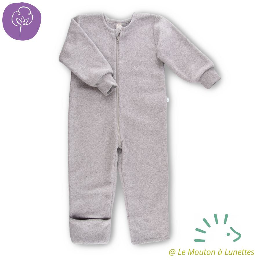 Surpyjama en polaire de coton bio - IOBIO by POPOLINI