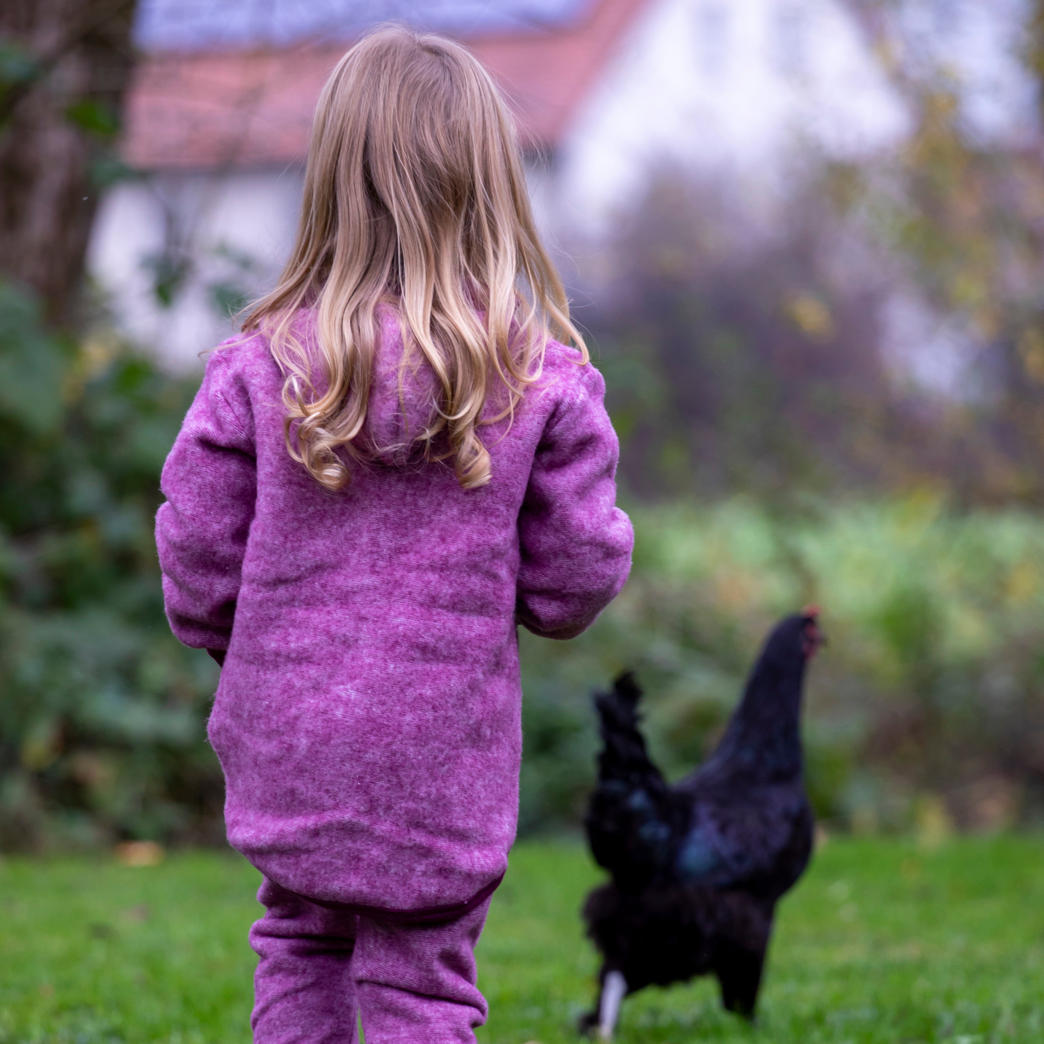 Veste évolutive en laine polaire bio pour bébé et enfant - COSILANA