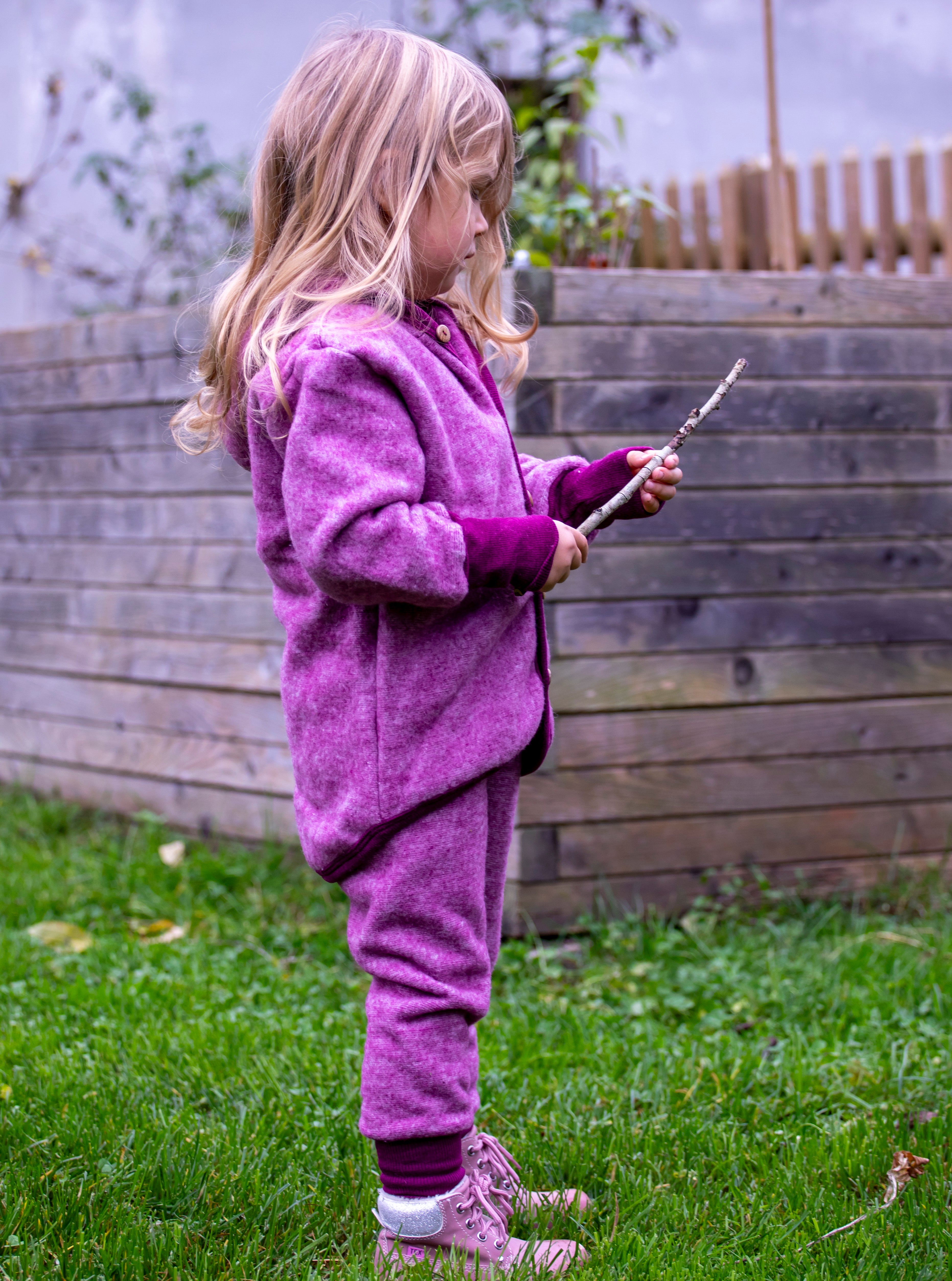 Pantalon évolutif en laine polaire naturelle bio - COSILANA