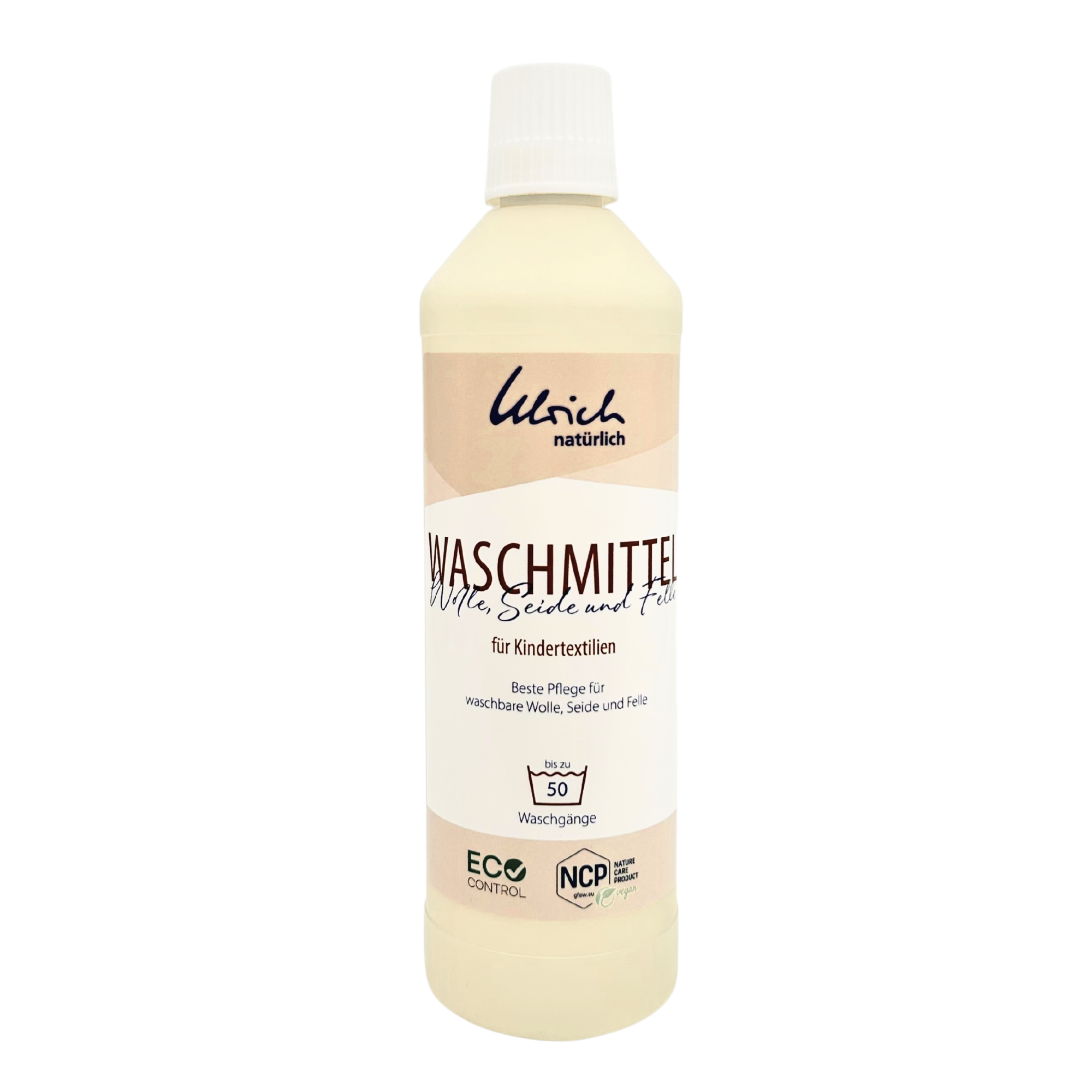 Lessive naturelle laine soie et peaux spéciale textiles enfants SANS lanoline - 500 ml ULRICH Natürlich
