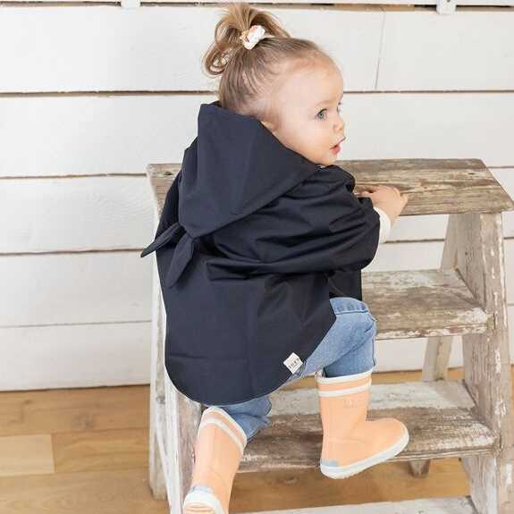 Cape de pluie enfant JOEY poncho recylé – Le Mouton à Lunettes
