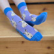Chaussettes en coton bio "Lapins" - pointures 27 à 42 - Fräulein Prusselise