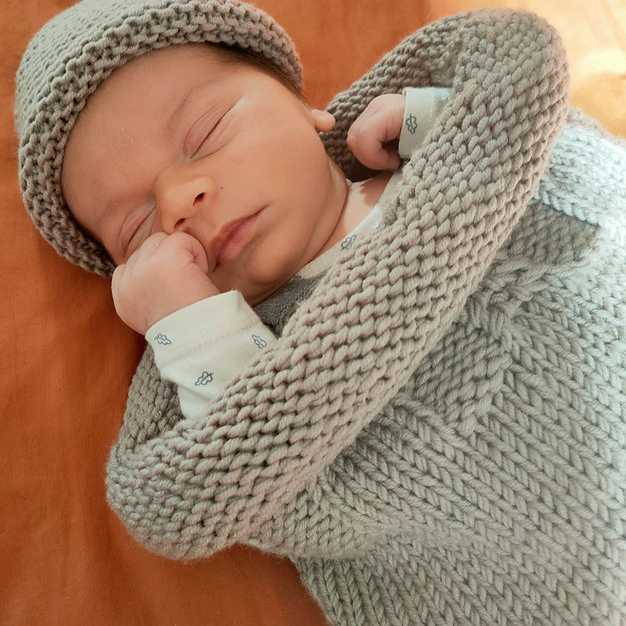 Cocon de naissance en laine mérinos Ma Petite Laine - LOCATION