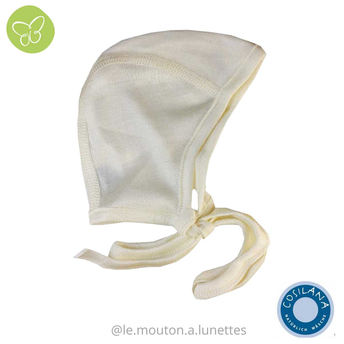bonnet en soie bébé béguin cosilana pure soie naturelle