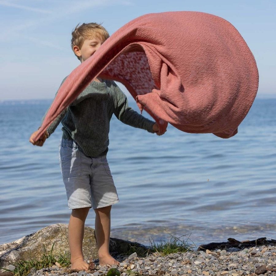 Couverture bébé en lin et coton Bio - DISANA