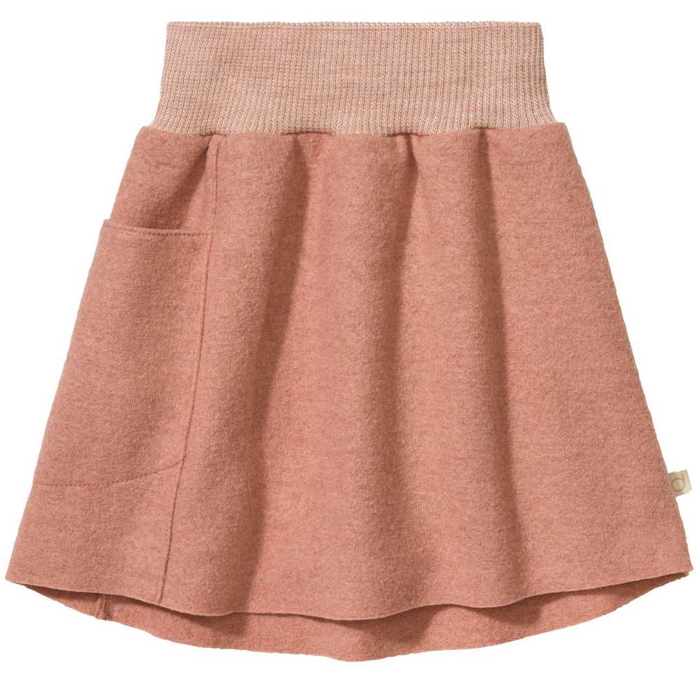 jupe disana en laine pour enfant laine mérinos bio 4 saisons rose