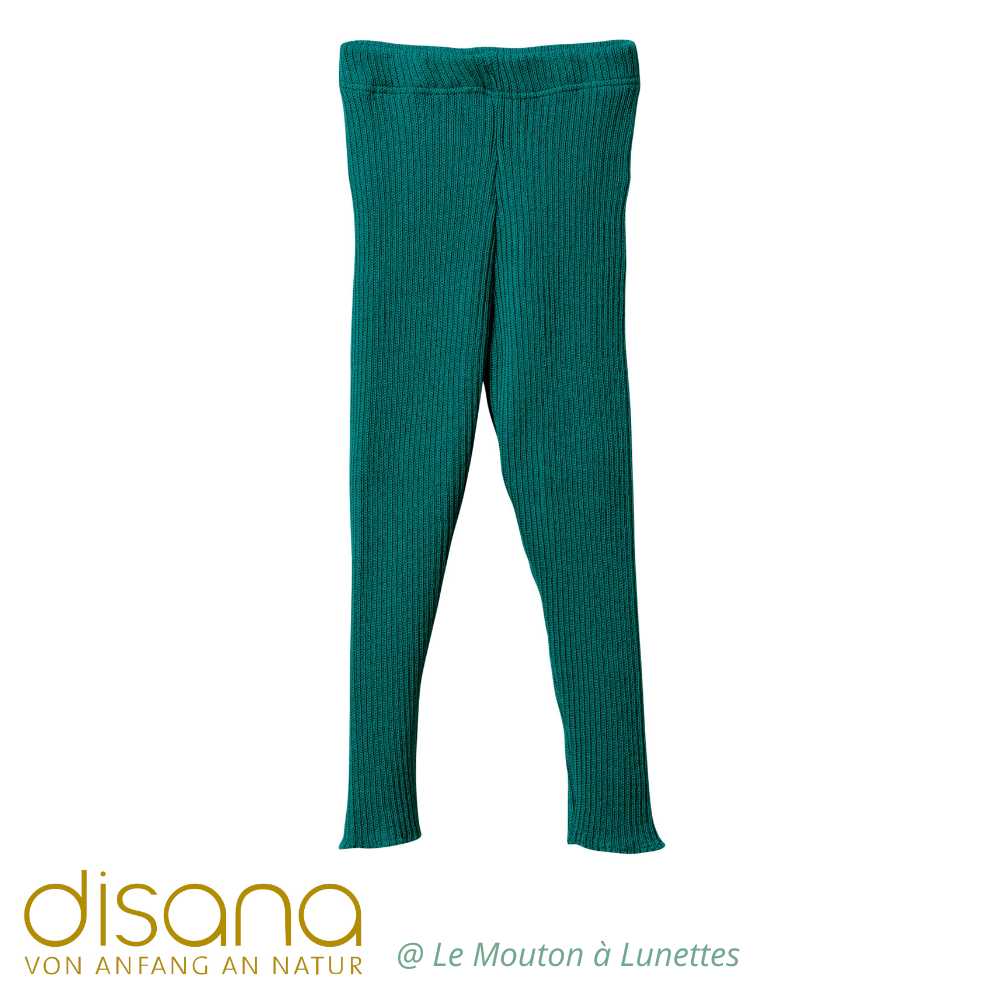 Legging en laine mérinos bio tricoté Disana bébé et enfant – Le