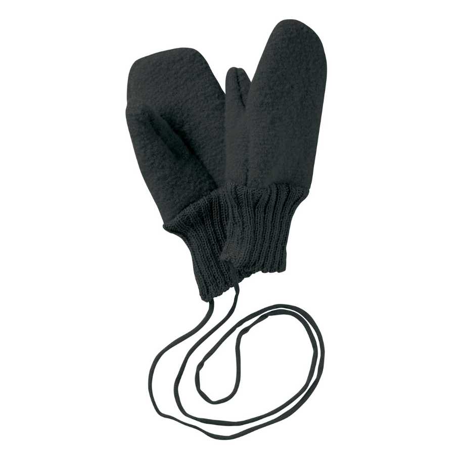 Moufles en laine bouillie enfant disana gris anthracite