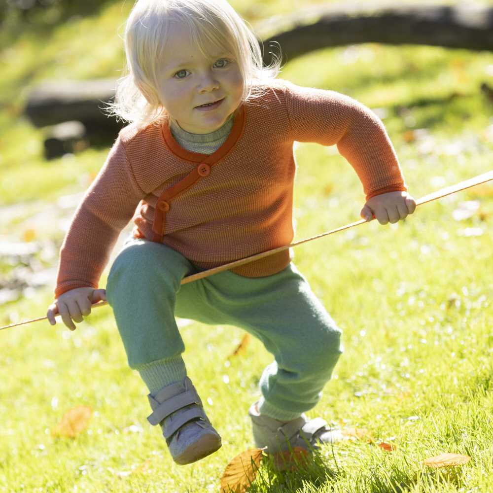 Pantalon sarouel bébé en laine bouillie fine - DISANA