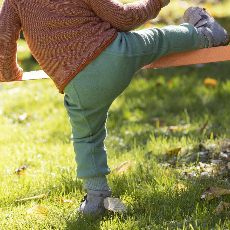 Pantalon sarouel bébé en laine bouillie fine - DISANA