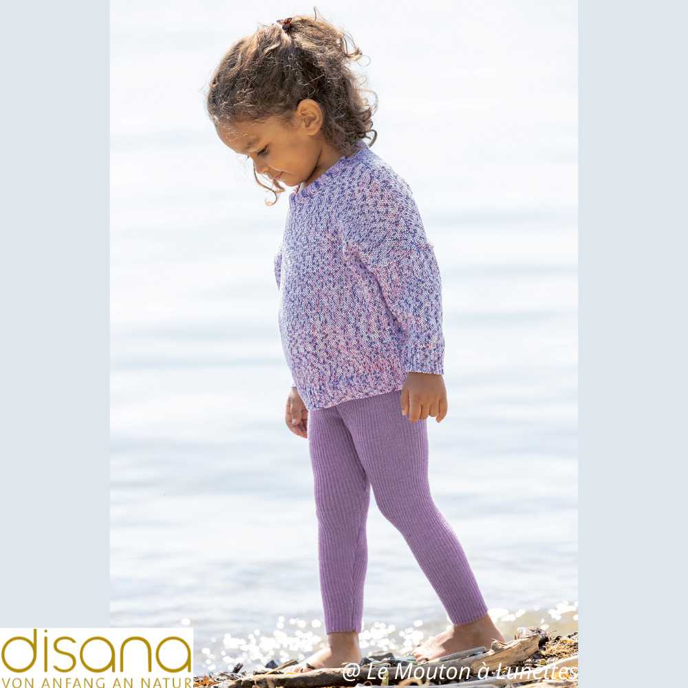 Legging léger en fine laine mérinos bio - Disana