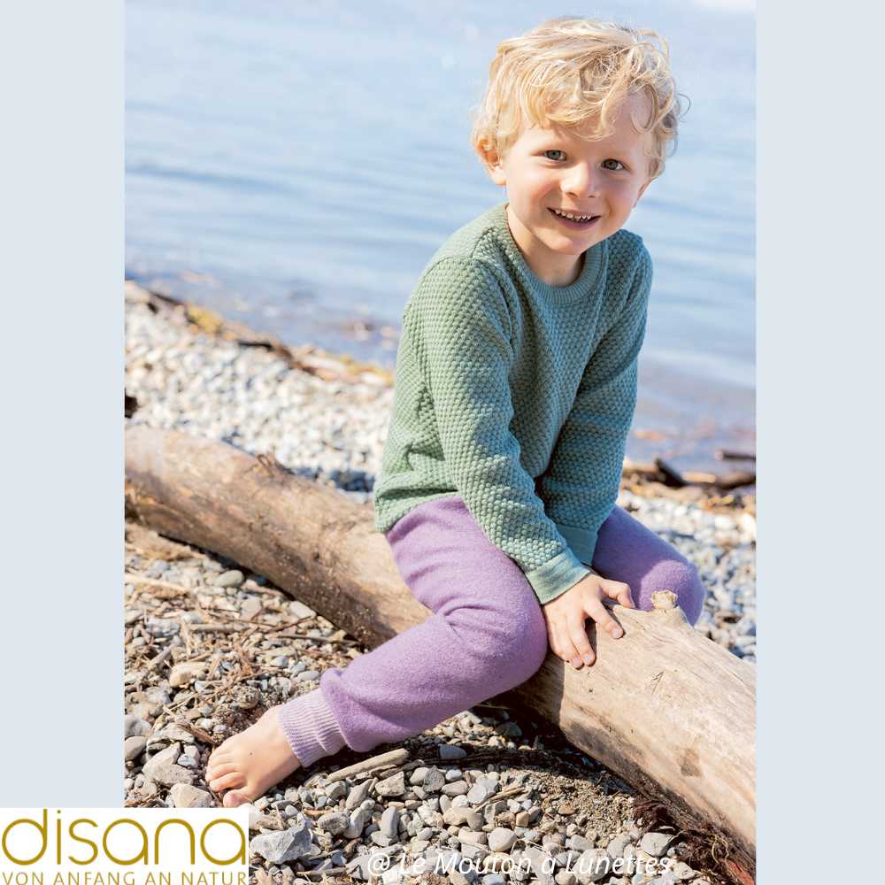 Pantalon sarouel bébé en laine bouillie fine - DISANA