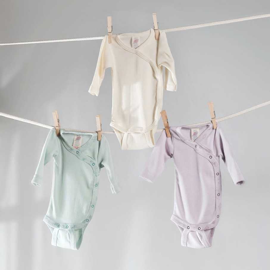 body croisé laine mérinos et soie bébé et prématuré engel natur bio