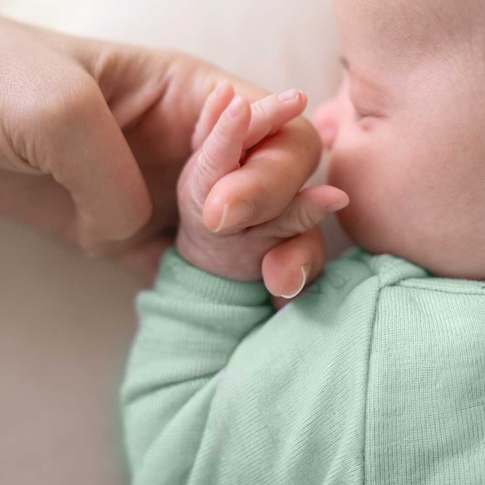Body naissance et prématuré en laine et soie croisé manches longues - ENGEL NATUR