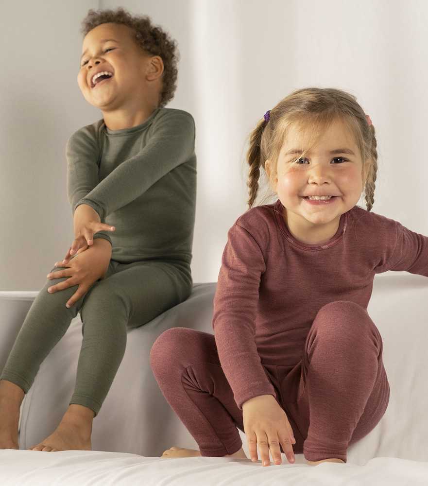sous-vêtements laine mérinos enfant chauds engel natur