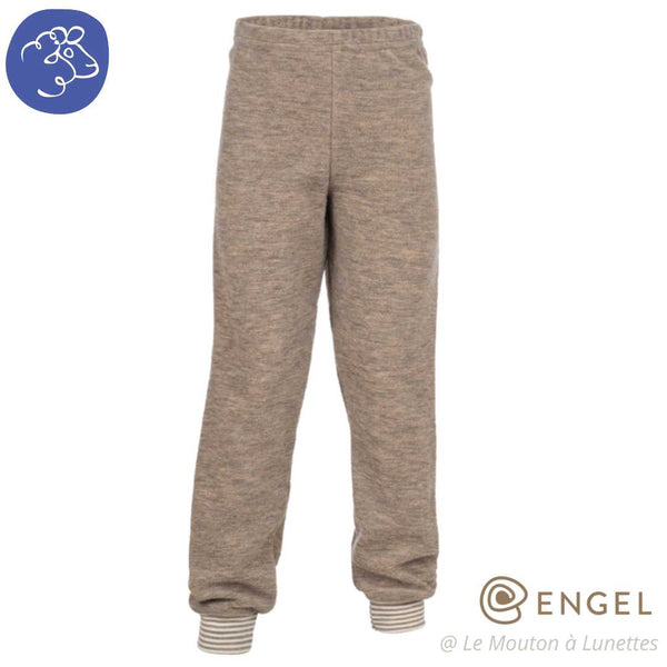 Pyjama laine mérinos pantalon éponge enfant Engel natur – Le