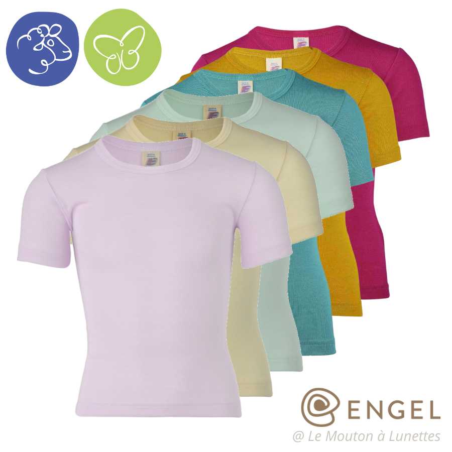 tricot laine mérinos bio enfant manches longues engel natur