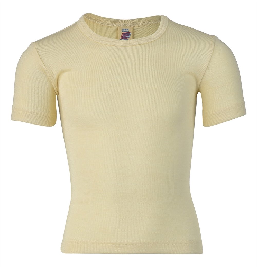 tricot laine mérinos bio enfant manches longues engel natur écru