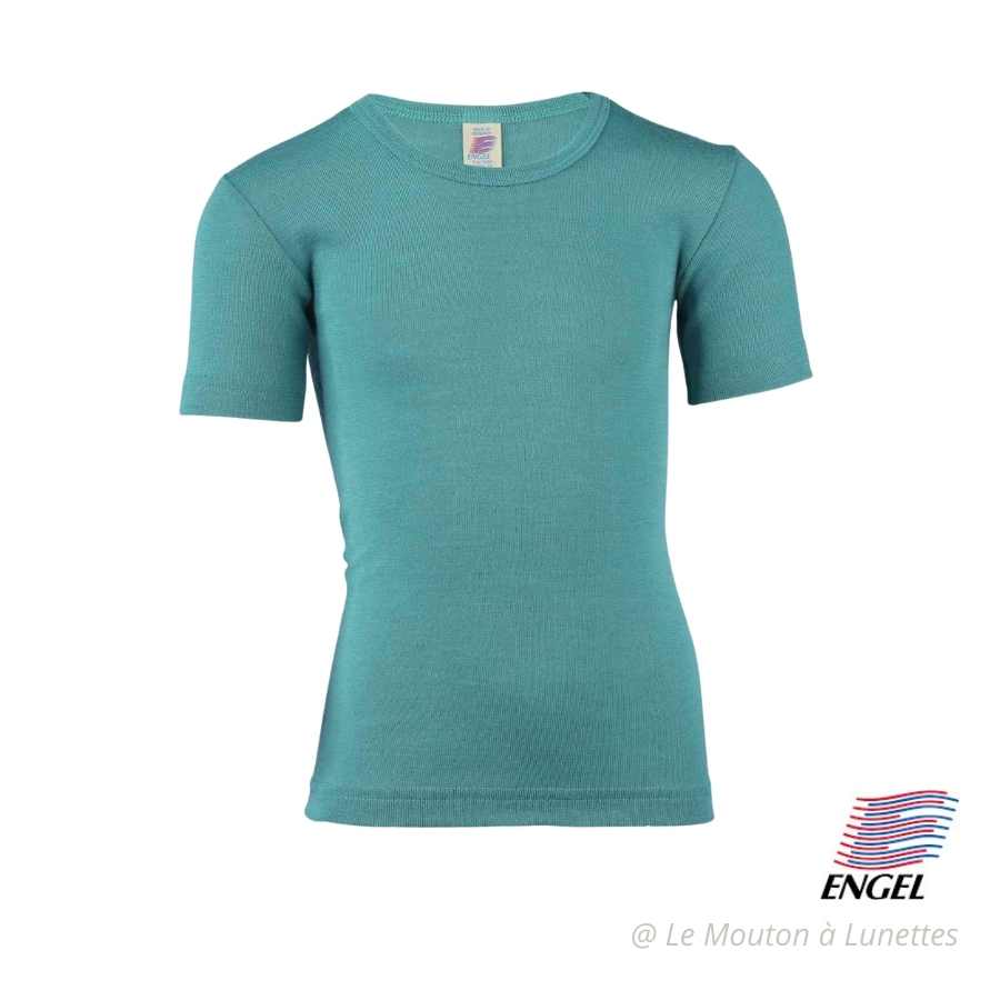 tshirt tricot laine mérinos bio enfant manches longues engel natur