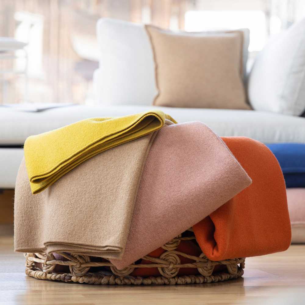 Grande Couverture DISANA laine mérinos bouillie bio DISANA LIVING pour la maison nouvelles couleurs 2023 2024