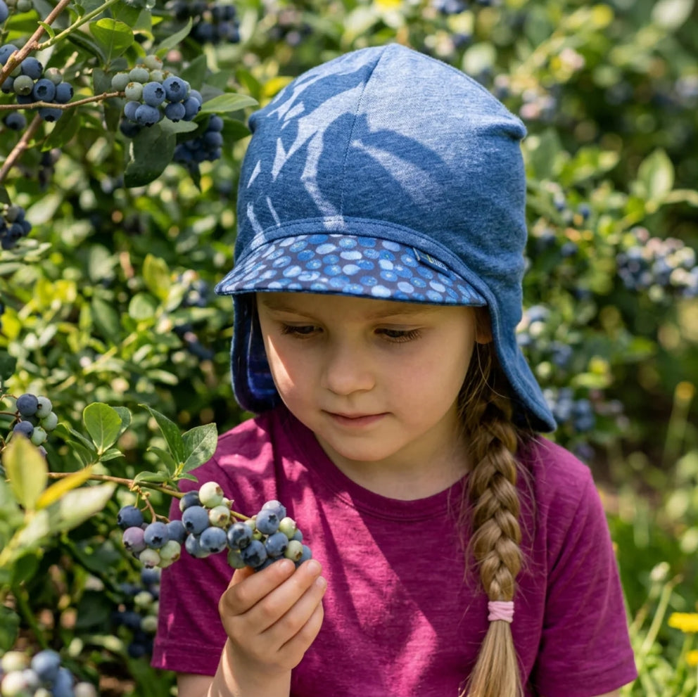 Casquette laine et soie bébé et enfant  – Protection solaire naturelle HEYWOOL Edition limitée 2026