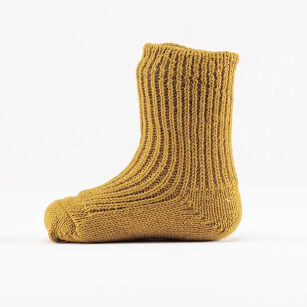 Chaussettes en pure laine bio mi-hautes Hirsch Natur - du 15 au 36