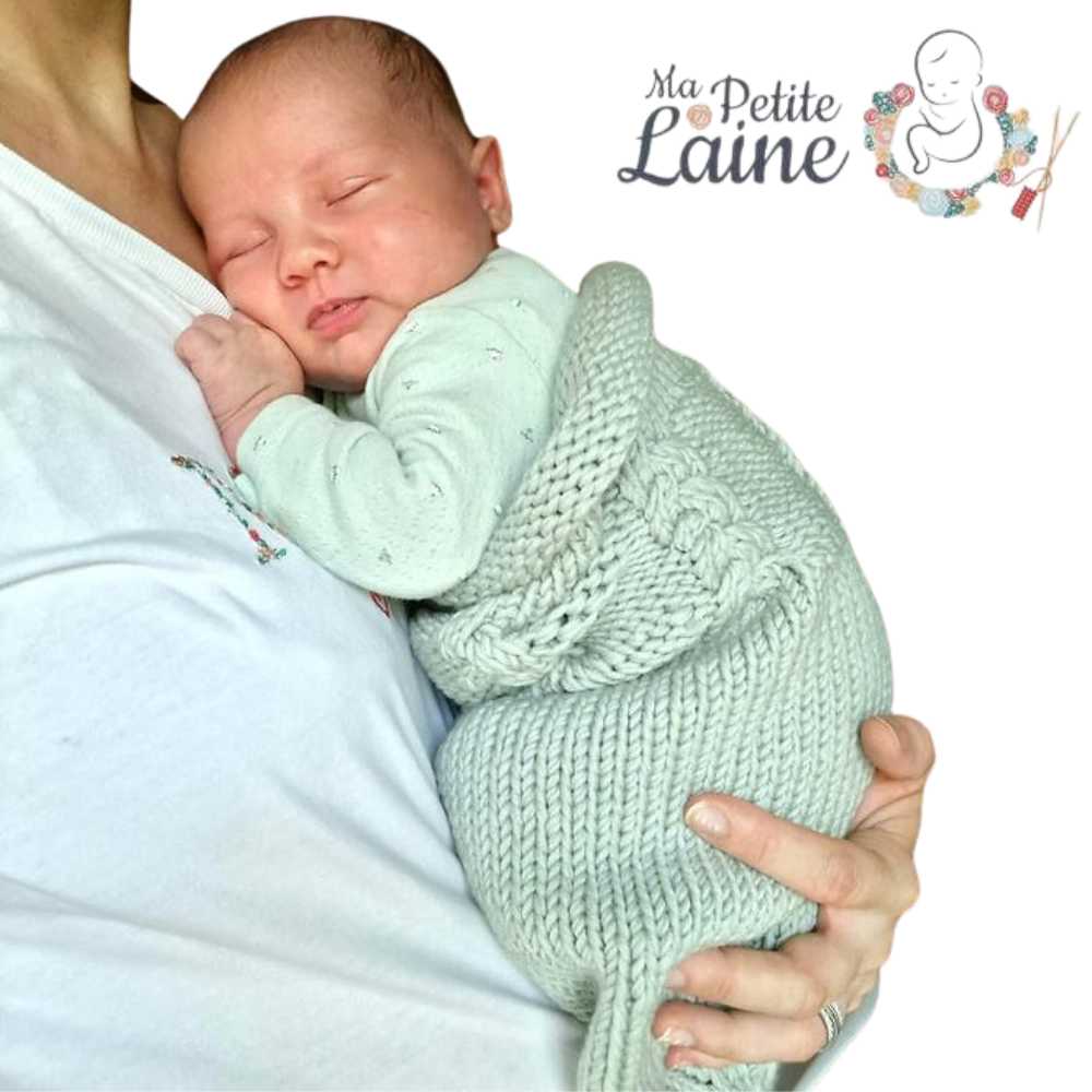 cocon de naissance bébé laine merinos ma petite laine made in France location le mouton à lunettes