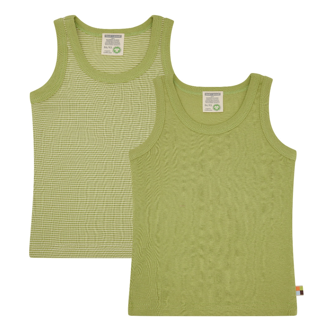 Débardeur en Coton Bio par lot de 2 - Loud and Proud