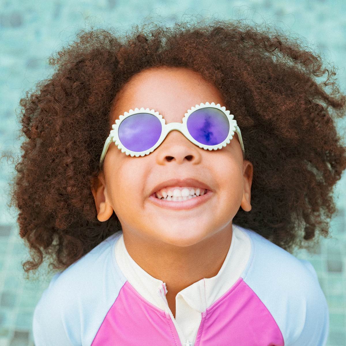 Lunettes de soleil FLEUR incassables Catégorie 3 pour enfant 0 à 4 ans - Ki ET LA