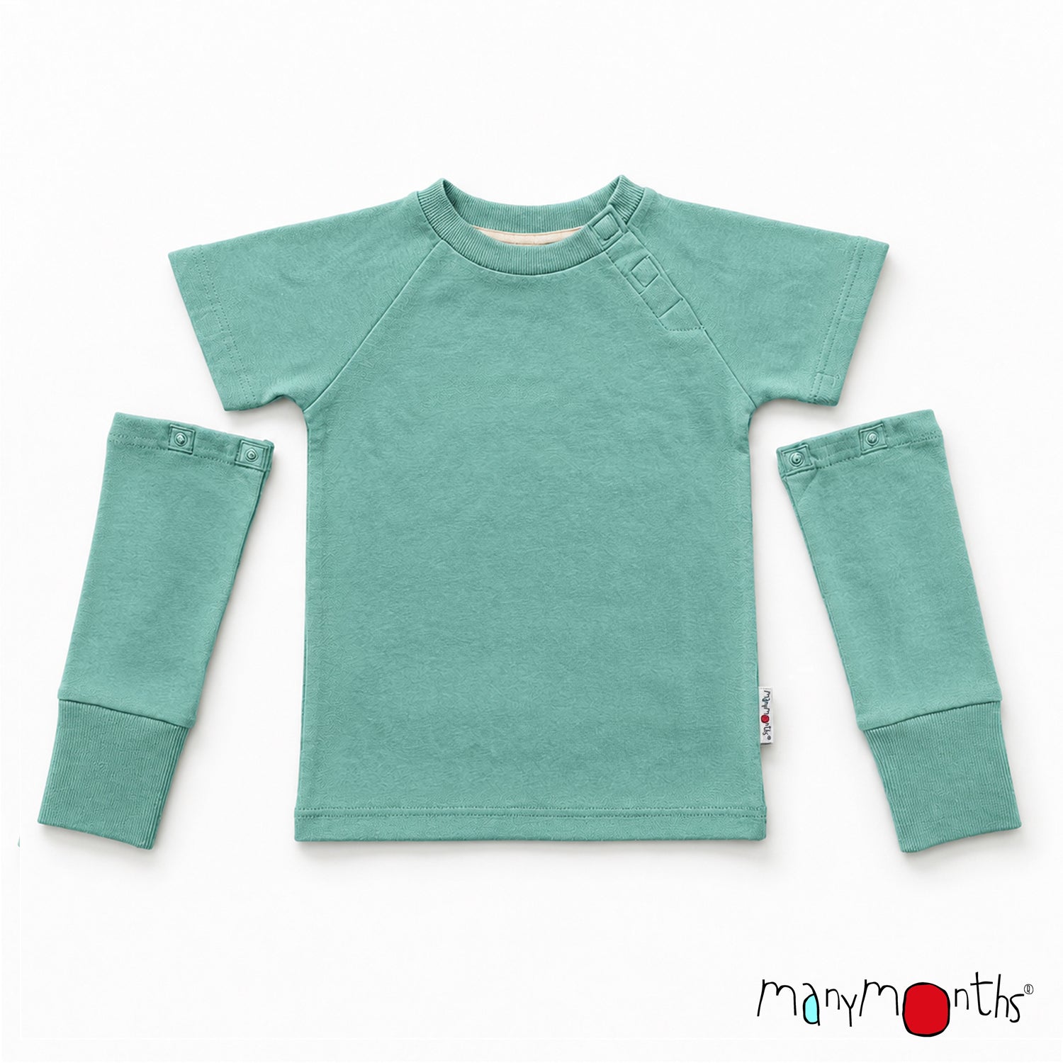 T-shirt évolutif 2 en 1 - chanvre et coton bio - ManyMonths ECO Hempies