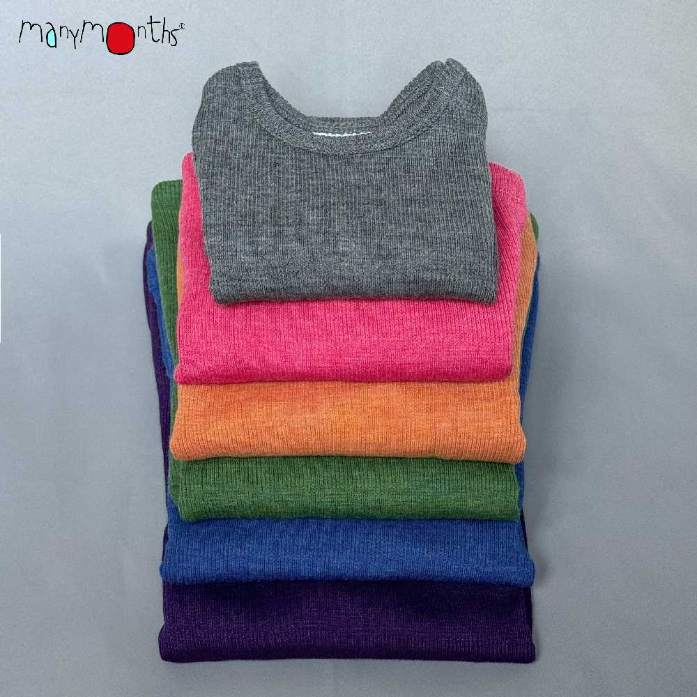 Tricot manches longues en laine mérinos enfant - ManyMonths