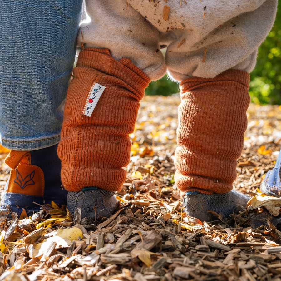 Jambières ManyMonths - Guêtres en laine mérinos "Tube warmers" Enfants – PREVENTE 2025/26