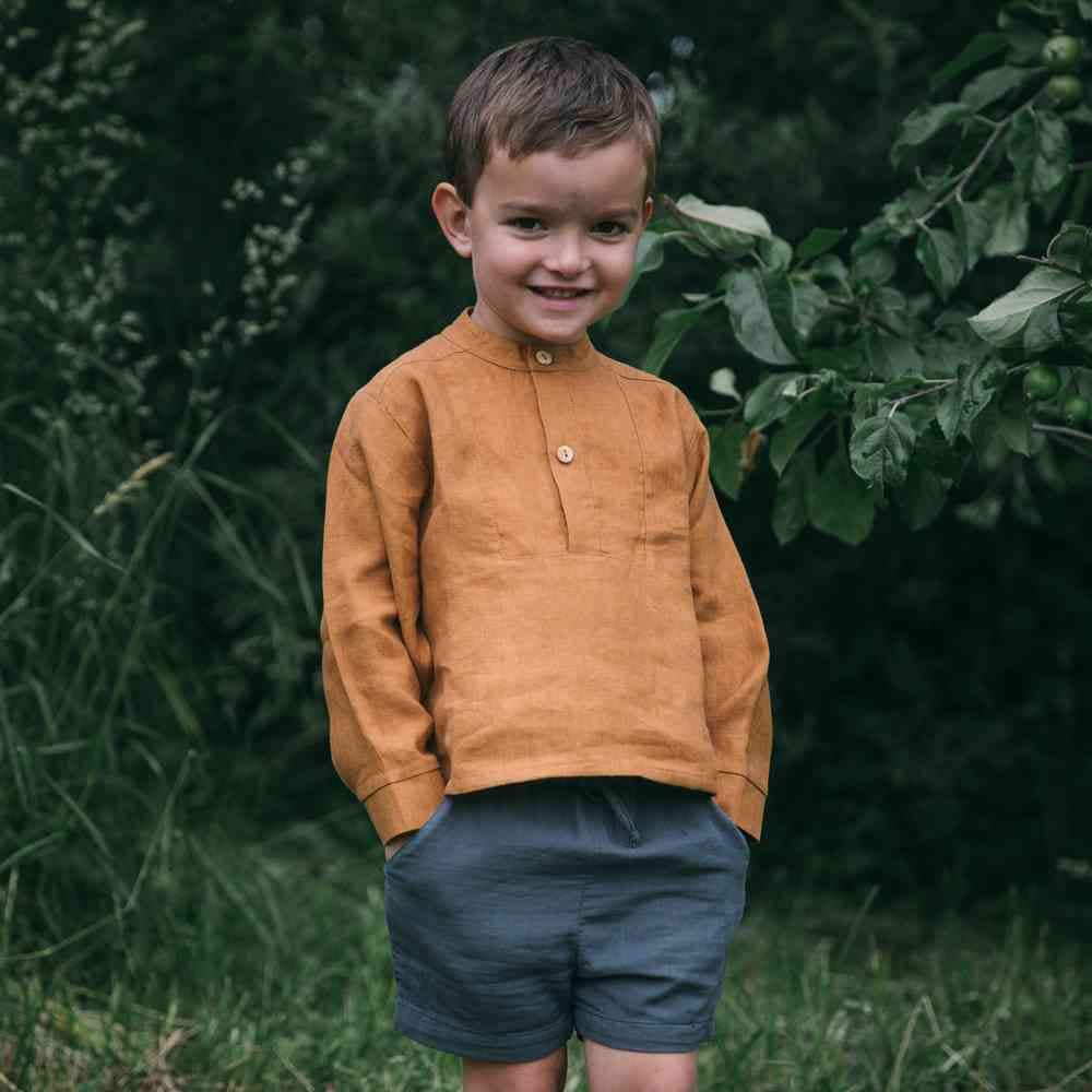 Otis chemise vareuse bébé enfant lin matona