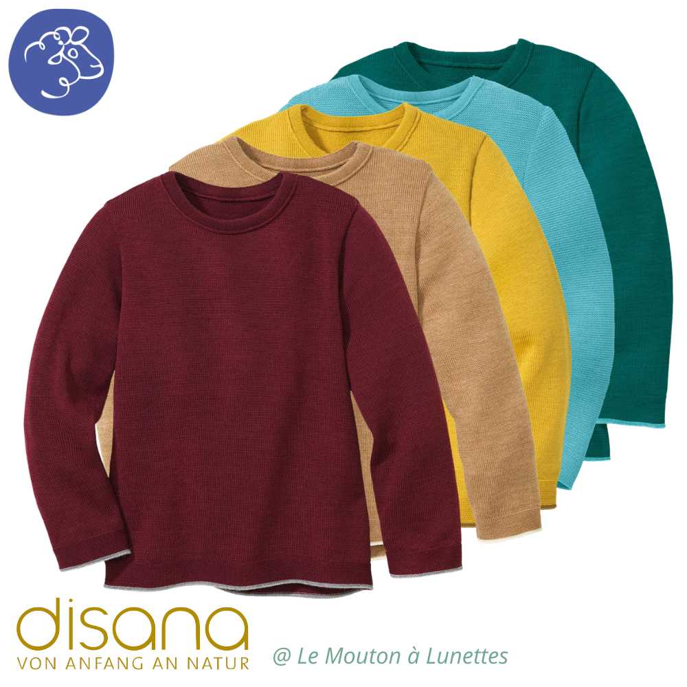 pull enfant disana laine mérinos bio