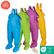 Salopette imperméable pour bébé avec pieds - BMS OEKO-TEX® STANDARD 100