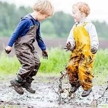 Jouer sous la pluie Salopette imperméable BMS enfant